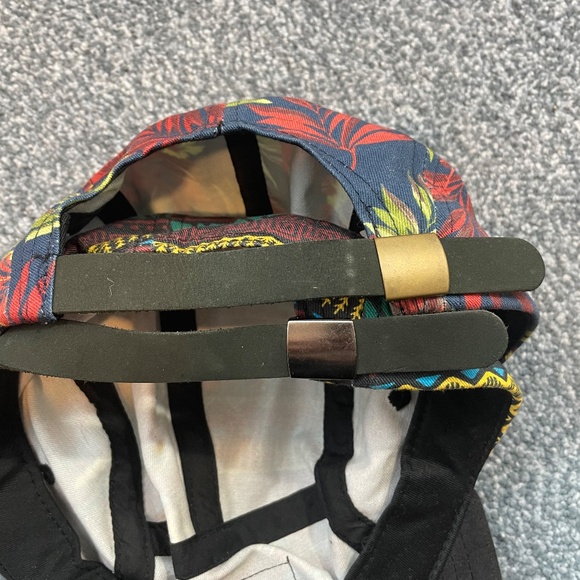 Empyre 5-Panel Tribal Hat, Black Suede Brim, Fully Adjustable - Picture 5 of 6